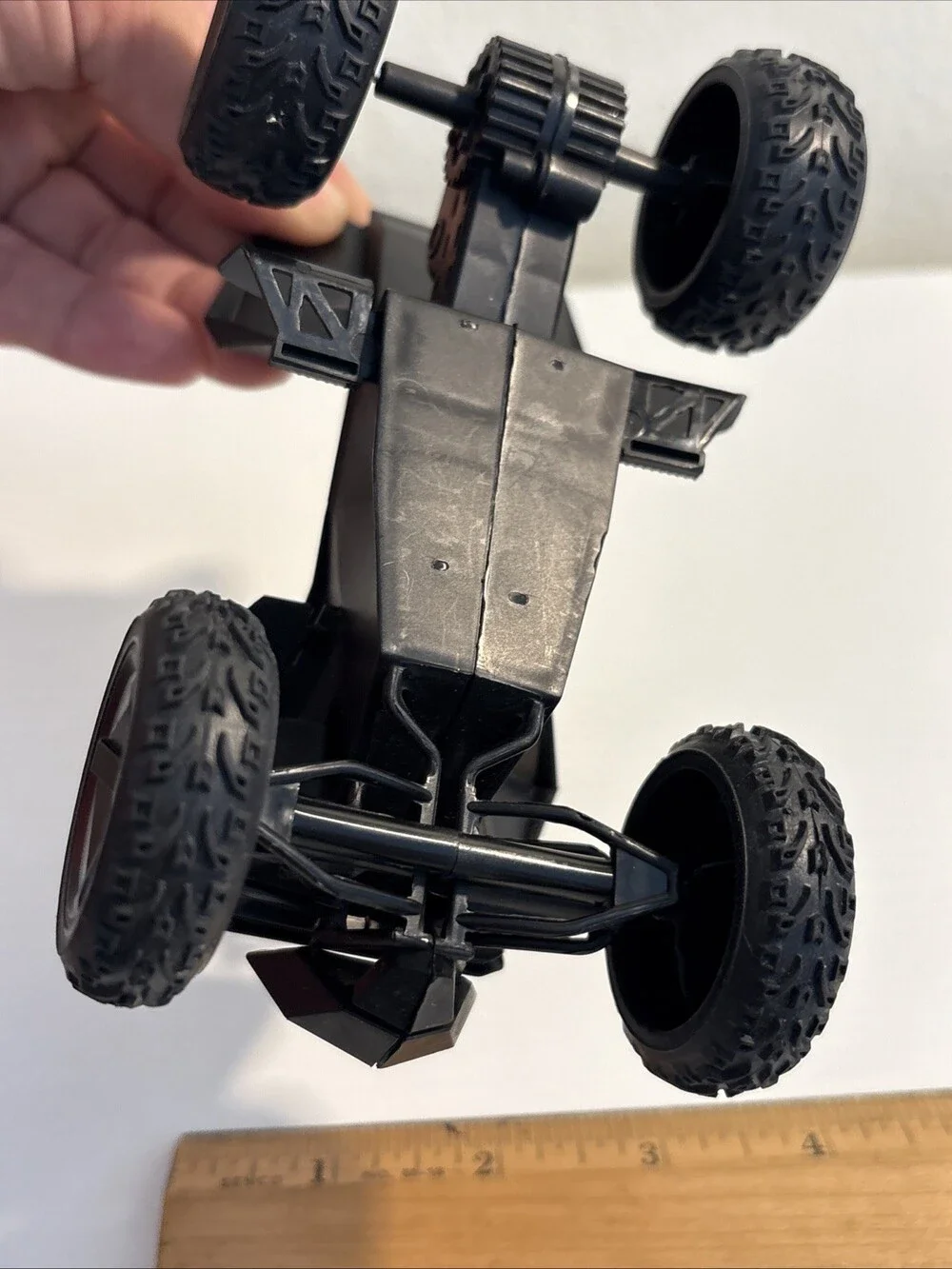 Tesla 3D Printed Style Cyber Quad Atv Toy 5” Plastic Toy